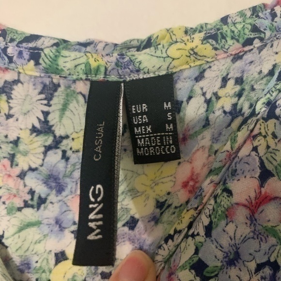 MNG Casual Floral  Jumpsuit Size Small - Picture 5 of 9